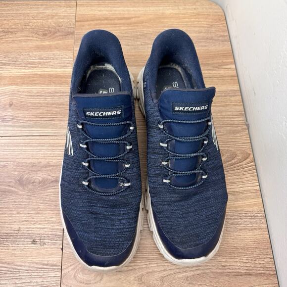 Skechers Slip In Slide Step Zefyr Navy Blue Sneakers Men’s Size 12 main image 4